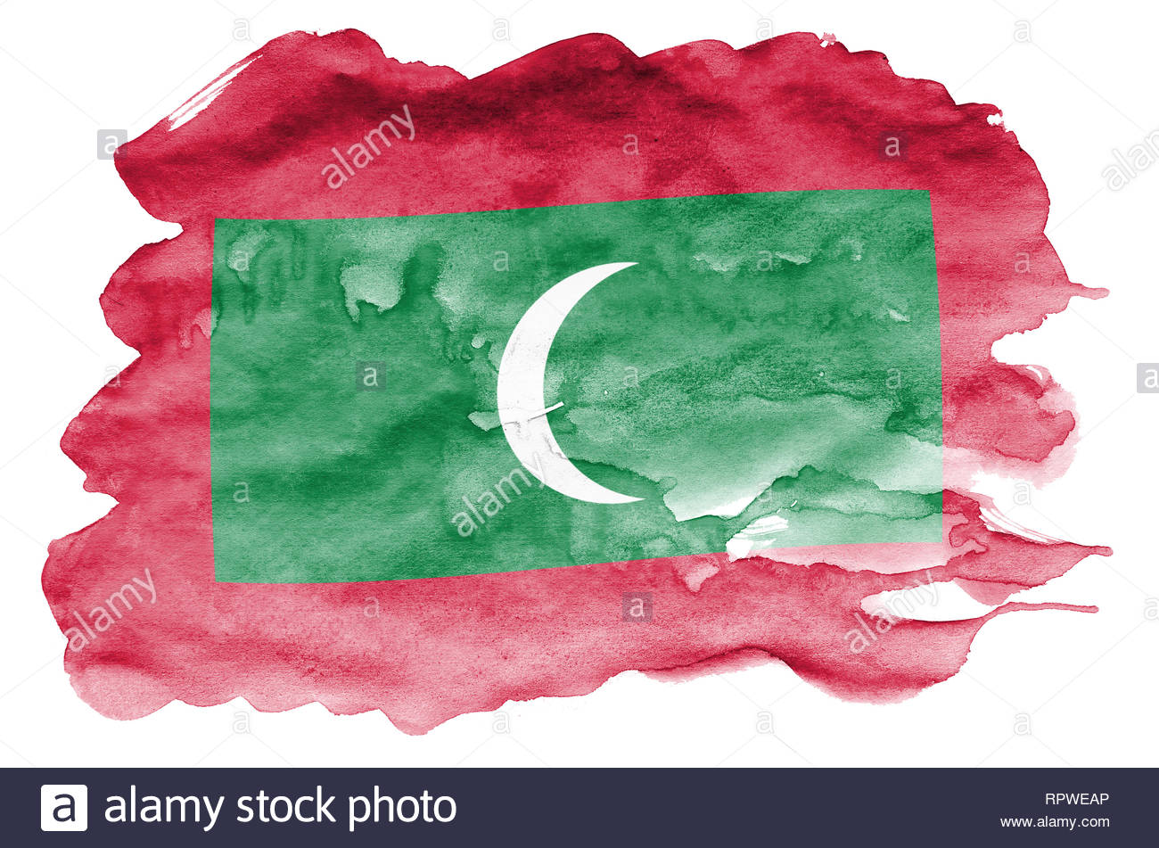 Maldives Cut Out Stock Image Pictures