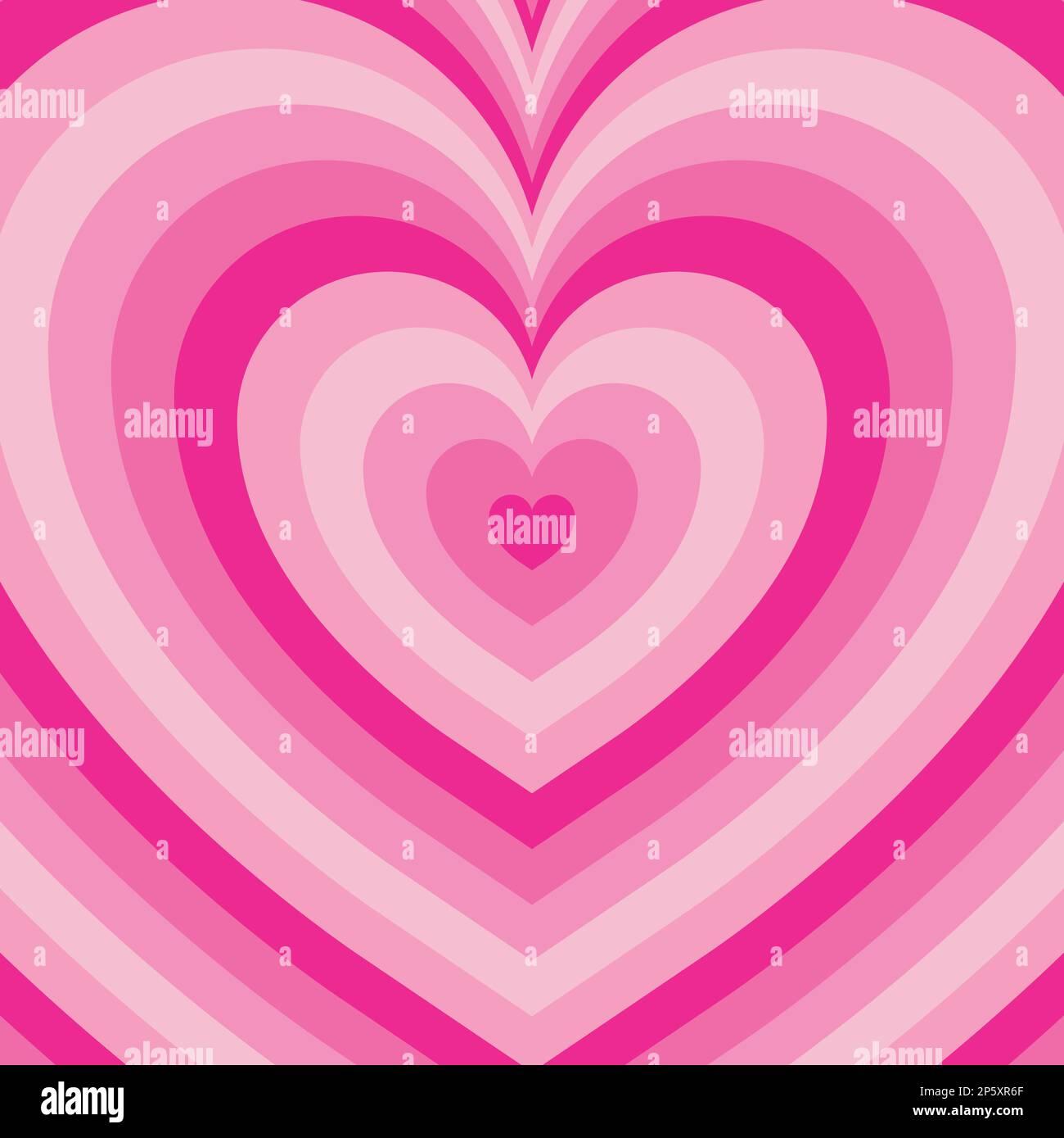 Free Download Pink Heart Background In Retro Style Love Wallpaper Design Stock X For