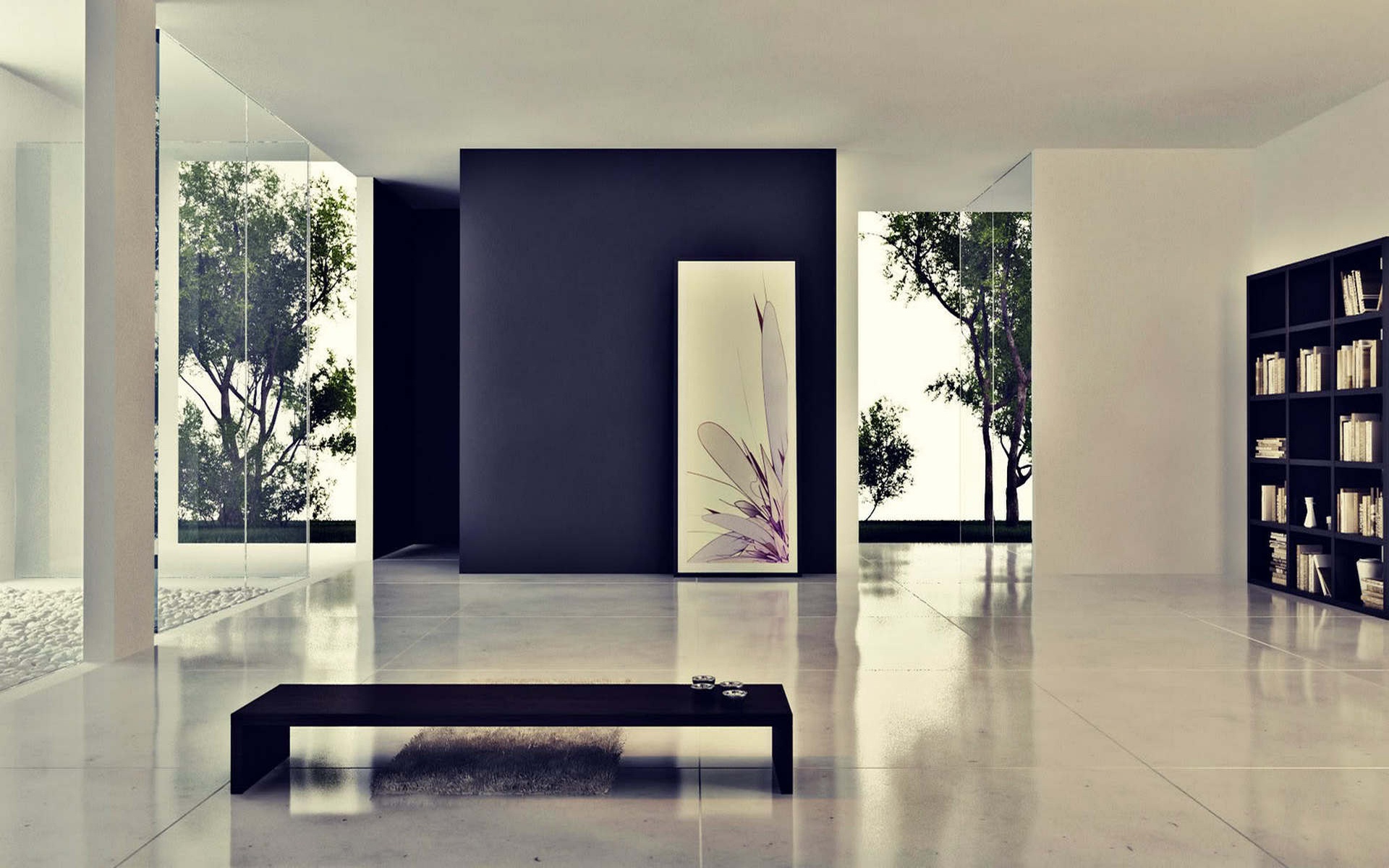 Livingroom Modern Interior Home Design Wallpaper Image