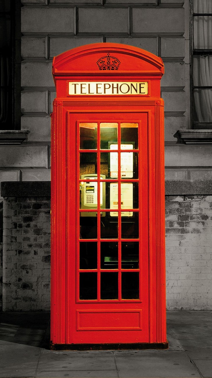 London Red Telephone Box Wall Mural Buy At Europosters