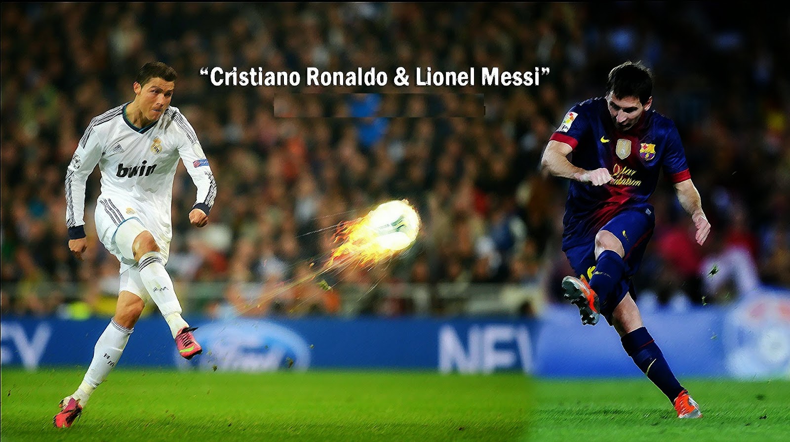 Cristiano Ronaldo Vs Lionel Messi HD Wallpaper
