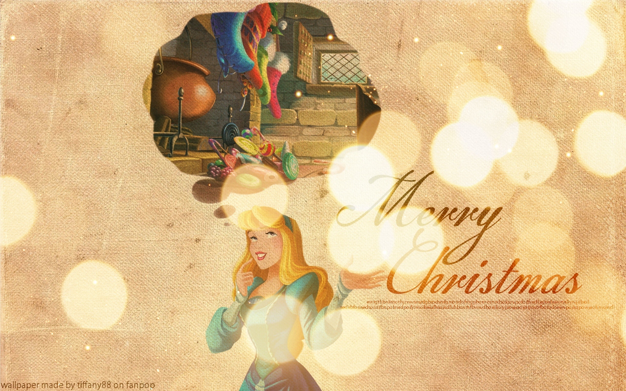 Aurora S Christmas Disney Princess Wallpaper