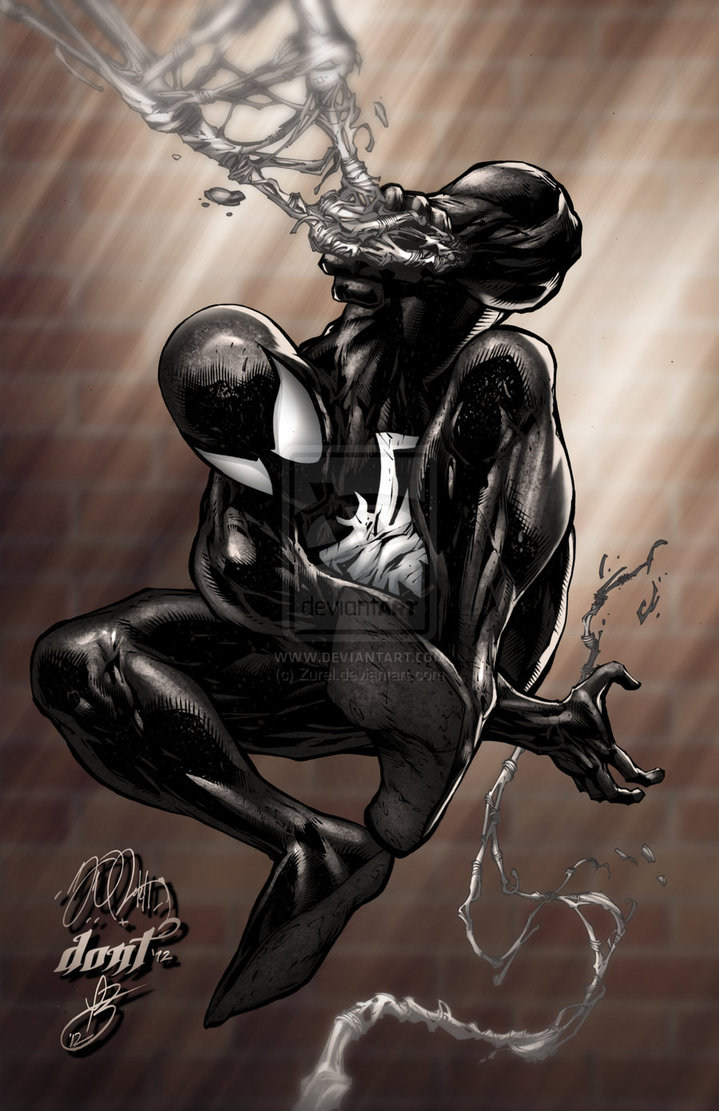 Spiderman Black Suit By Dontborninink