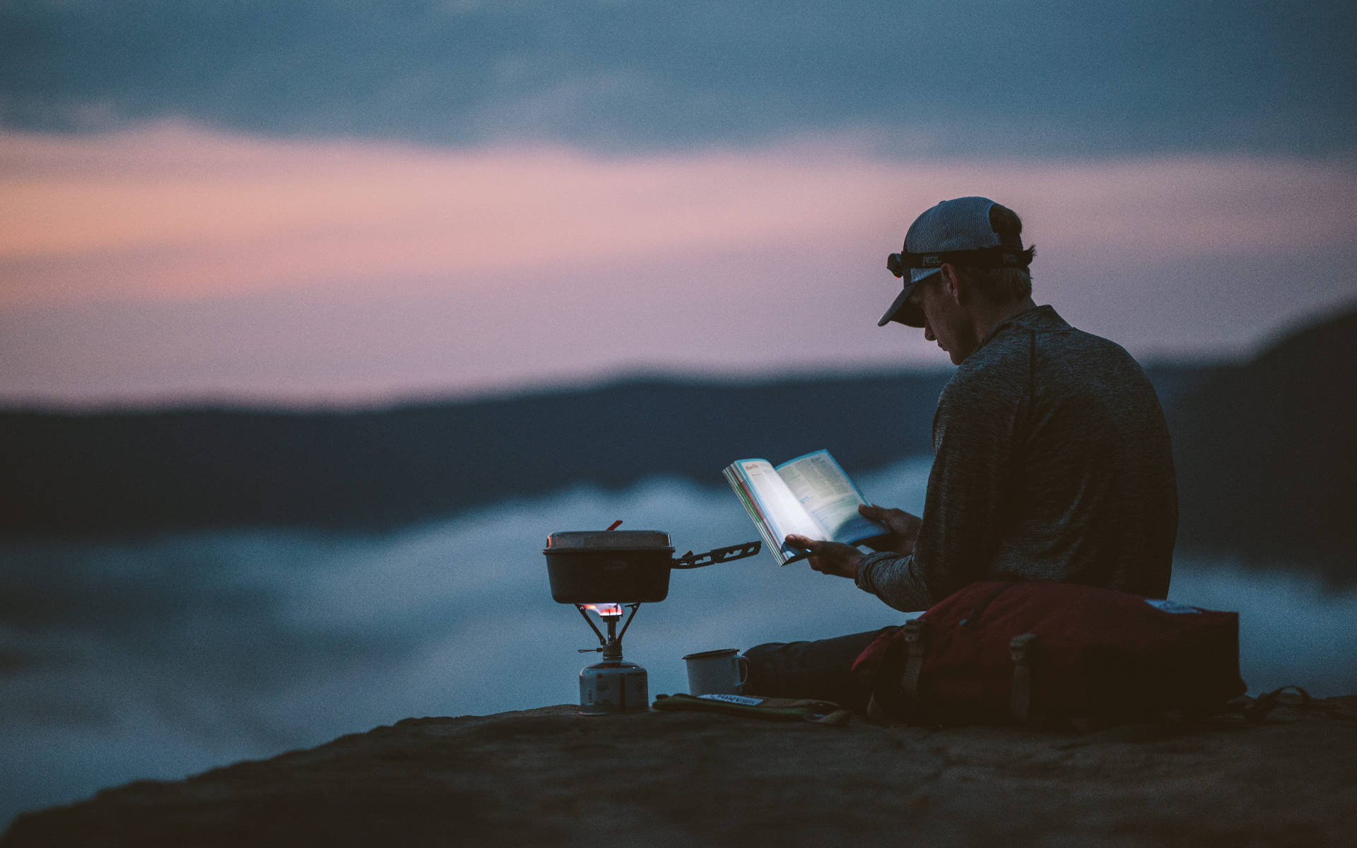 Reading Book Wallpaper