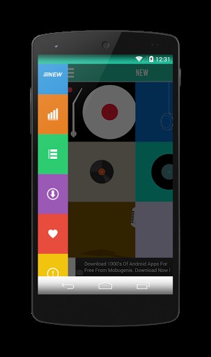 Flat HD Wallpaper App For Android By