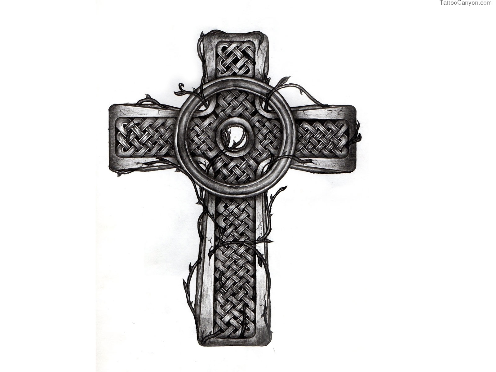 Designs Bold Celtic Cross Tattoo Wallpaper Picture