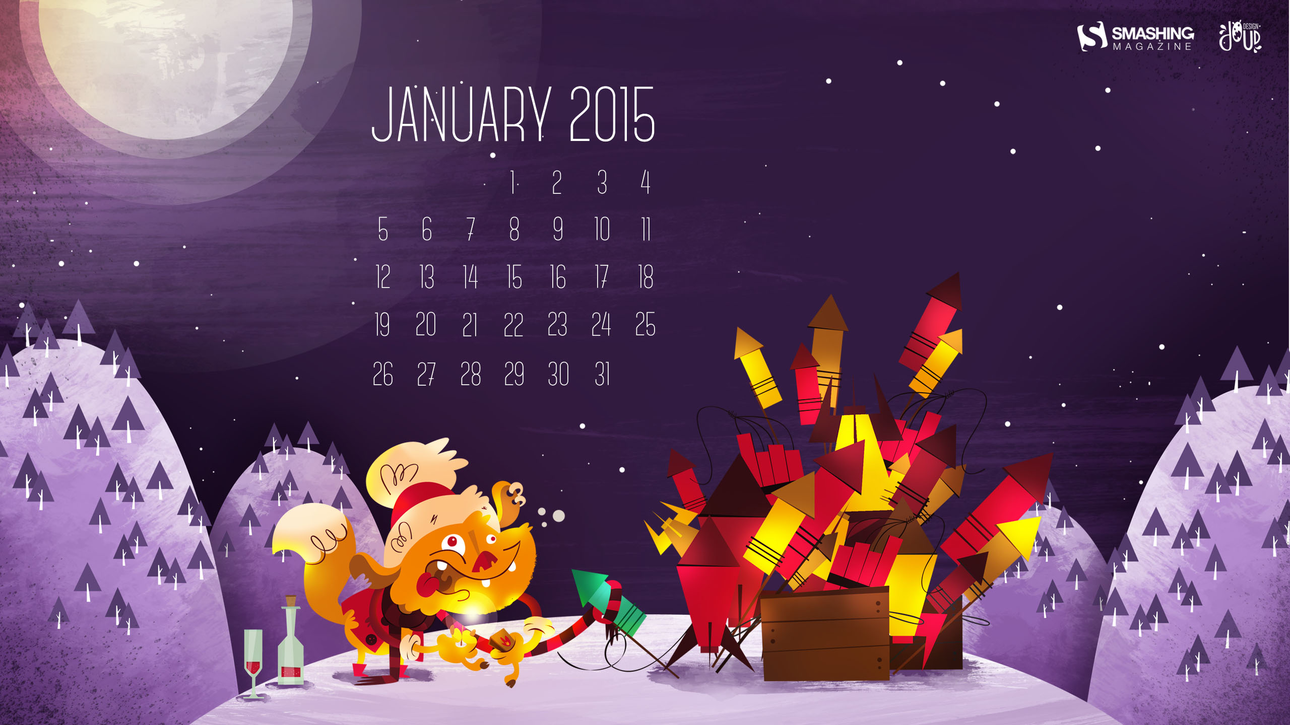 Desktop Wallpaper Calendars January
