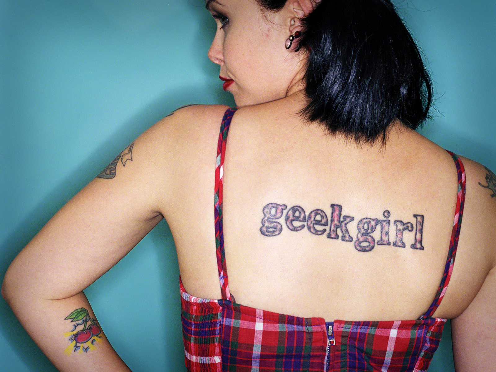 Quantifying Consciousness Geek Girl Tattoo Wallpaper First Woman