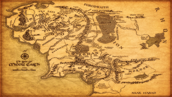  the rings maps middle earth 1920x1080 wallpaper High Quality Wallpaper 728x409