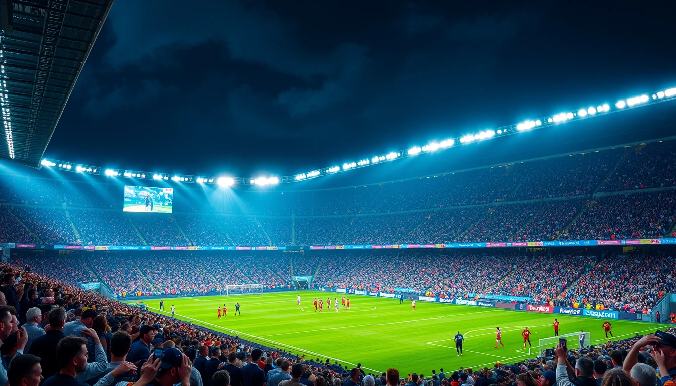 HD Soccer Stadium Wallpaper