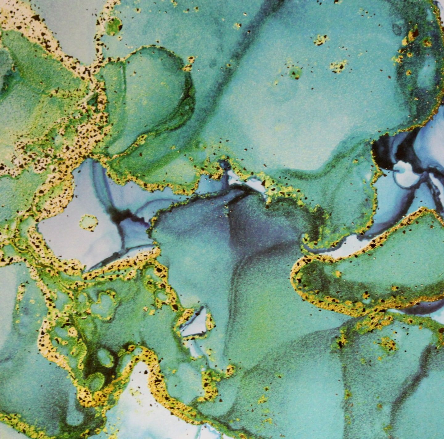 Teal Marble Wallpaper