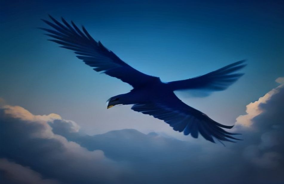 Blue Phoenix Wallpaper