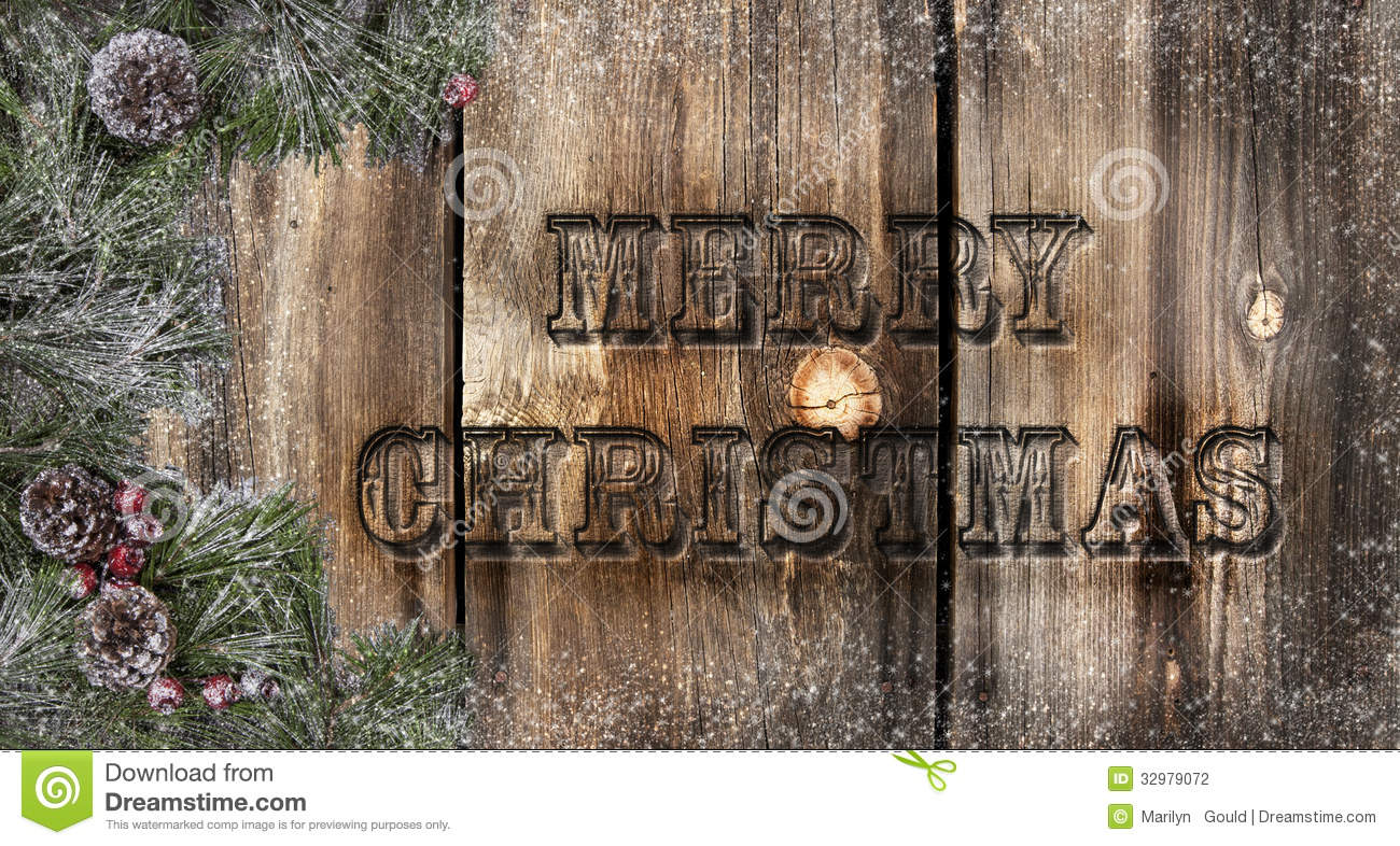Western Christmas Background Merry In