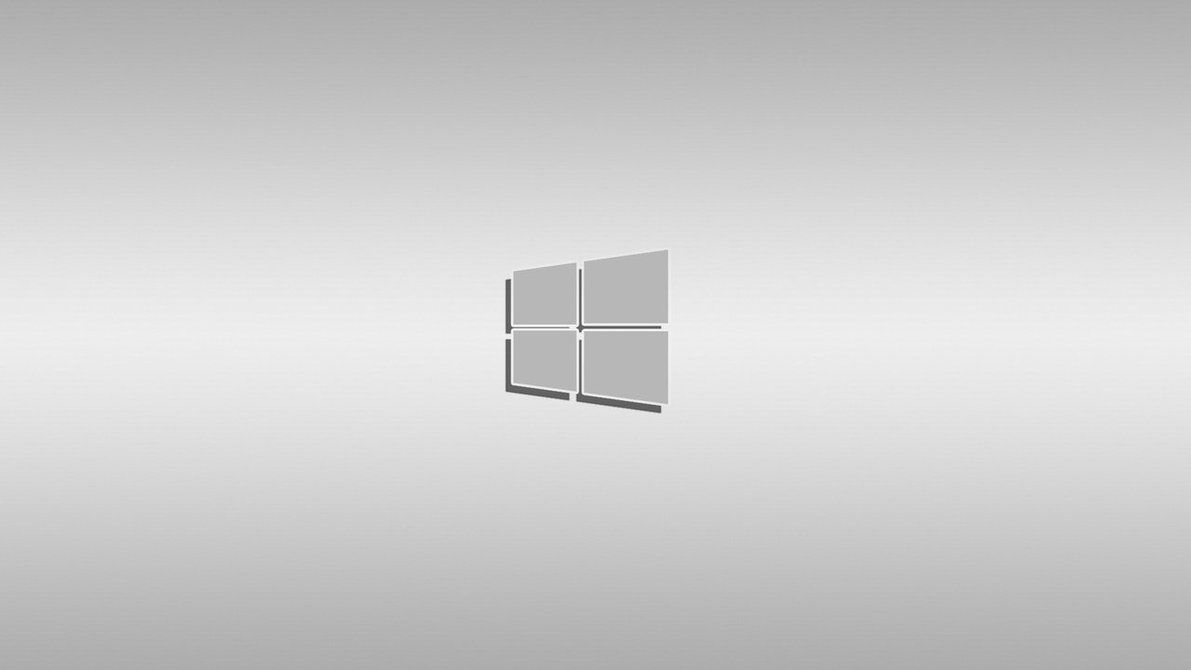 Windows New Logo Wallpaper Light Gray Clean By Denismn