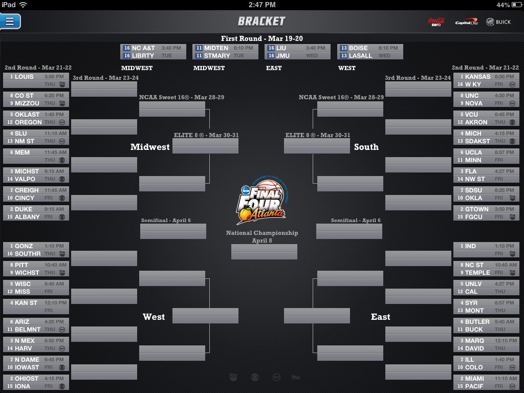 Make March Madness mobile on your smartphone or tablet TechHive 1024x768