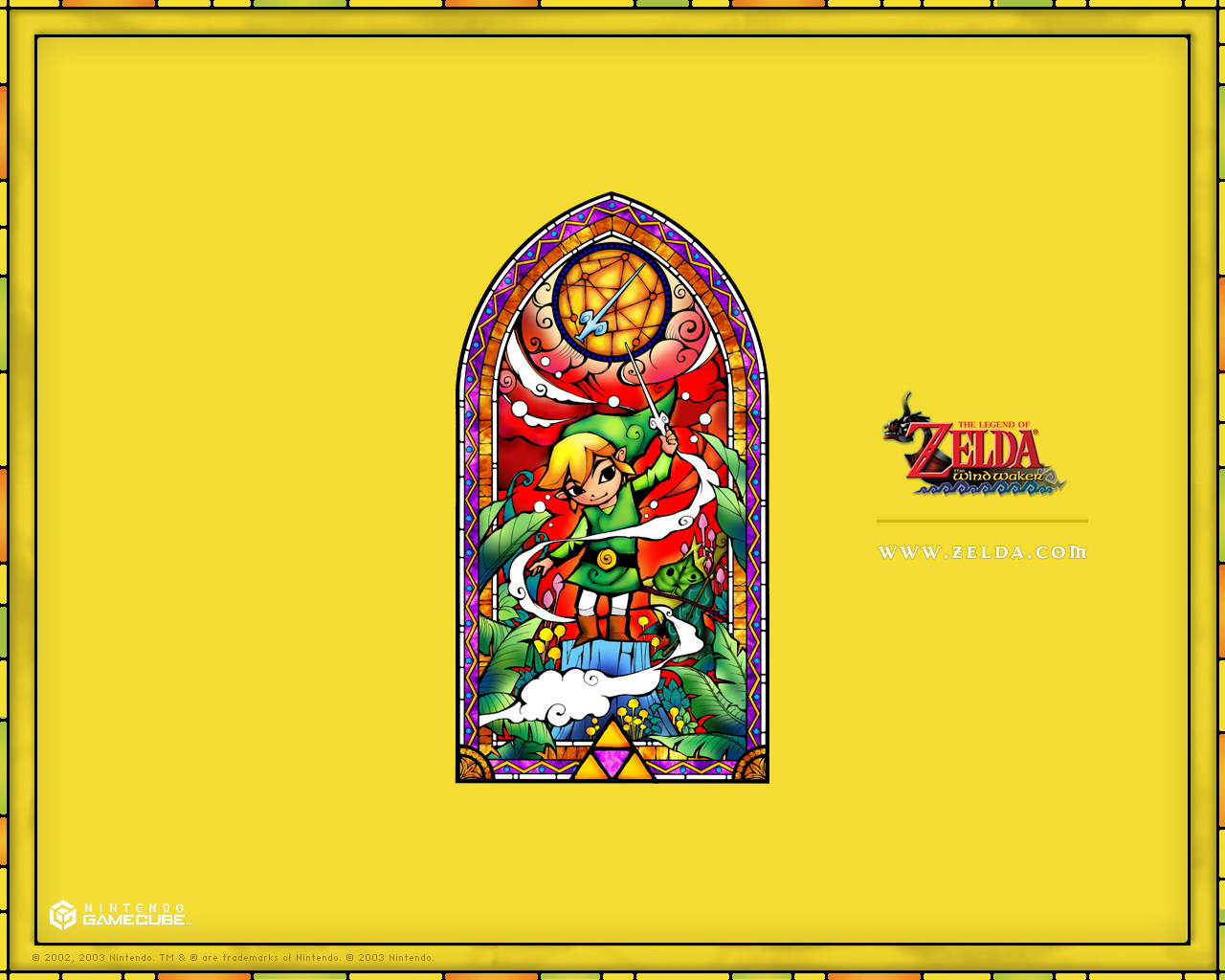 Yellow Legend Zelda Wind Waker Wallpaper Jpg