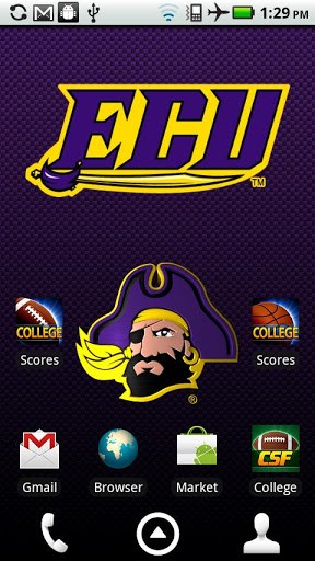Officially Licensed East Carolina Pirates Live Wallpaper With