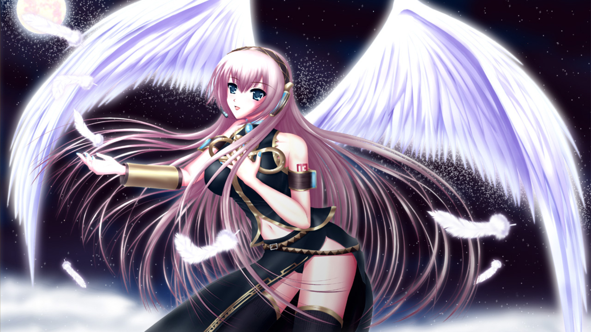 HD Anime Angel Desktop Background Wallpaper