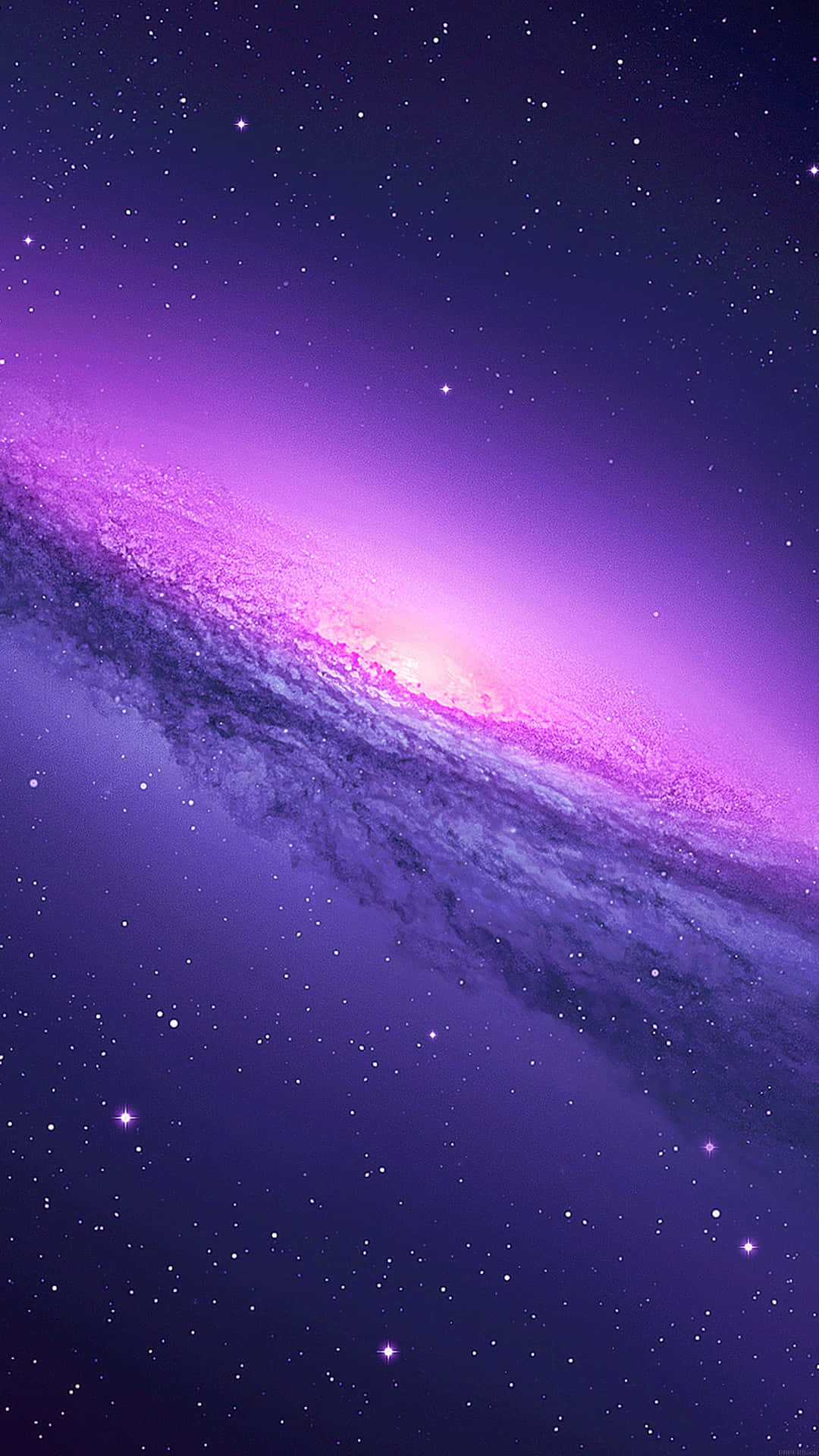 Blue Galaxy iPhone Wallpaper