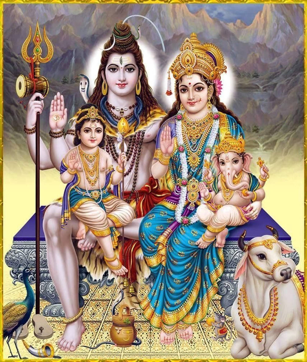 Shiva Parvati Wallpaper HD