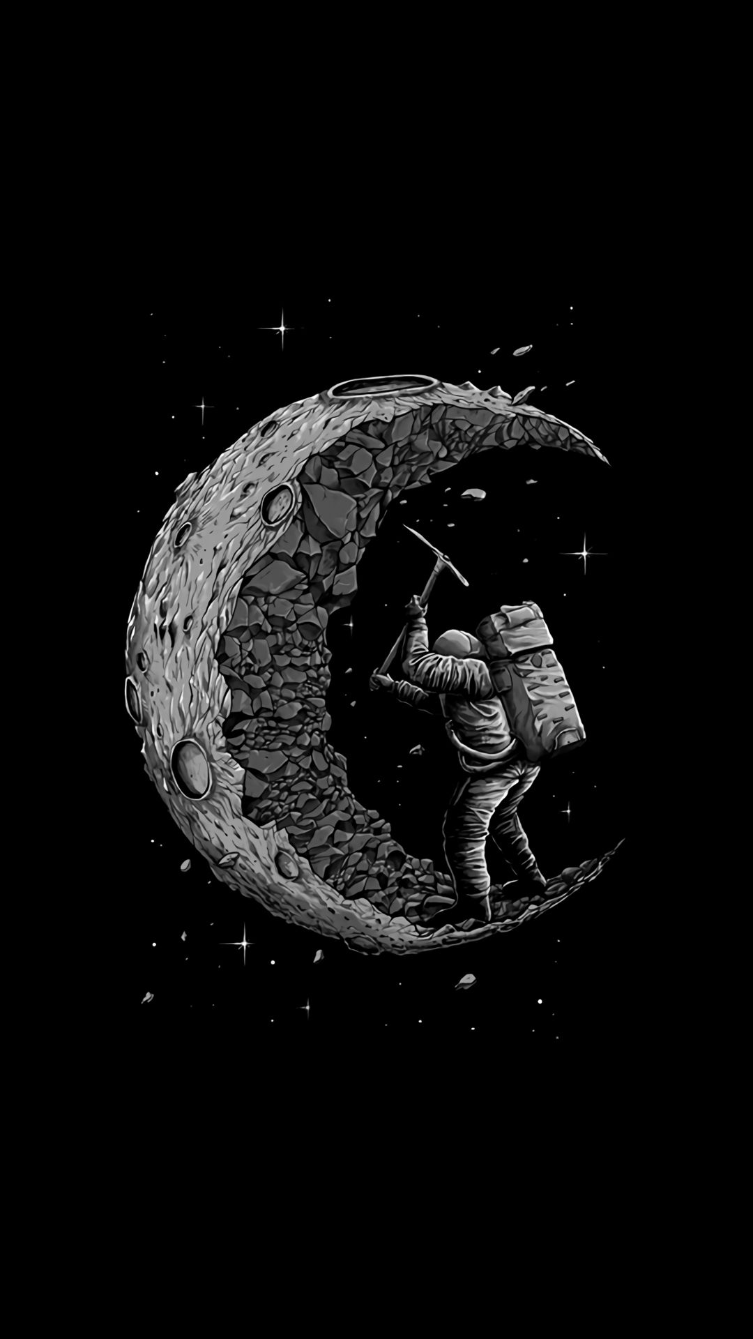Aesthetic Moon Wallpaper On