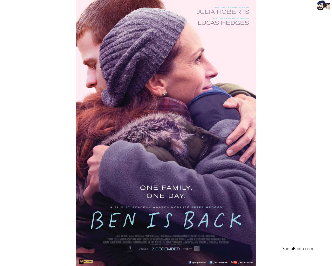 Ben Is Back December Starring Julia Roberts