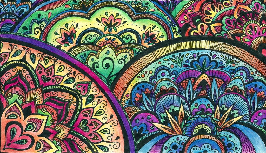 Deviantart More Collections Like Color Mandala Detail By Ballofplasma