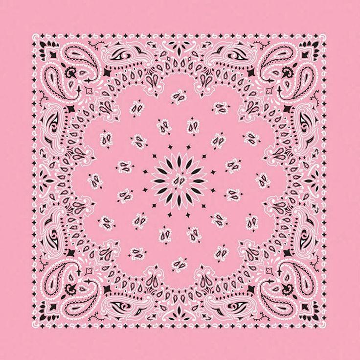 Hav A Hank Paisley Bandana Light Pink W X L Blick Art