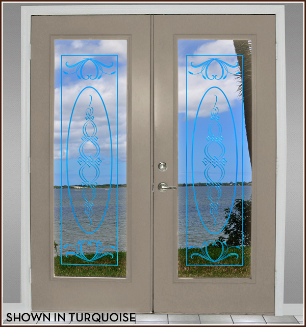 Door And Window Film Design In Stylish Colors Wallpaper For