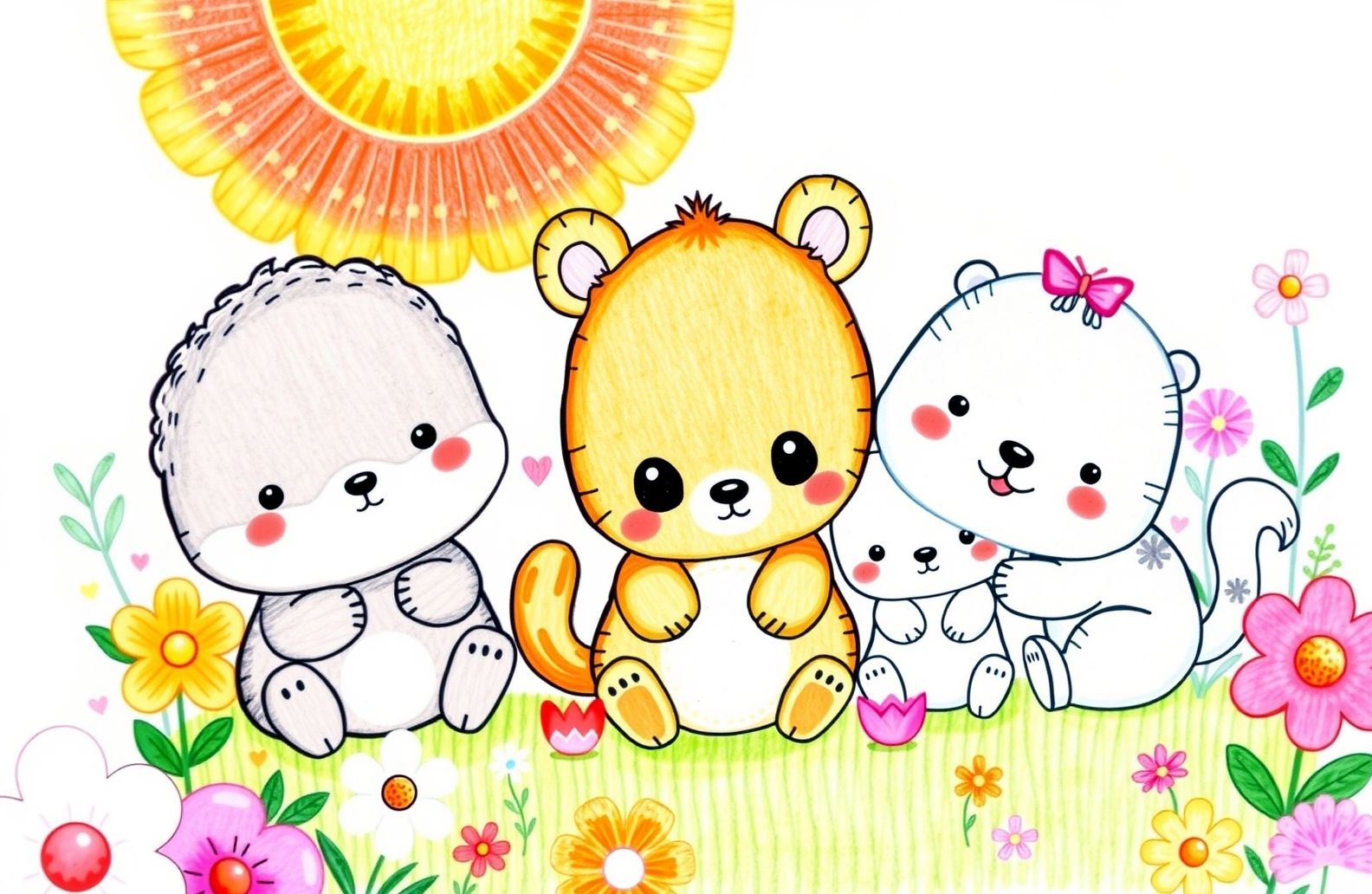 Cute Drawings Wallpaper
