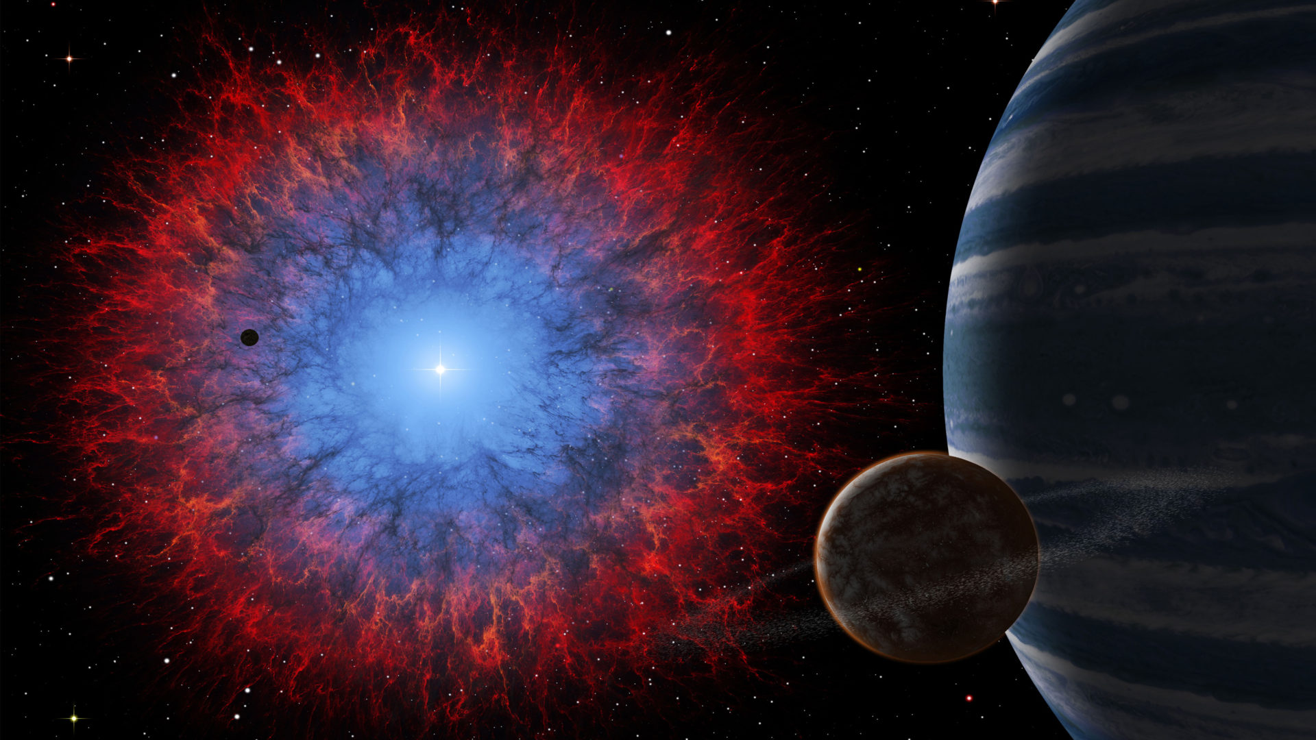 Universe Nebula Dark Space Planets 4k Ultra Hd Wallpaper