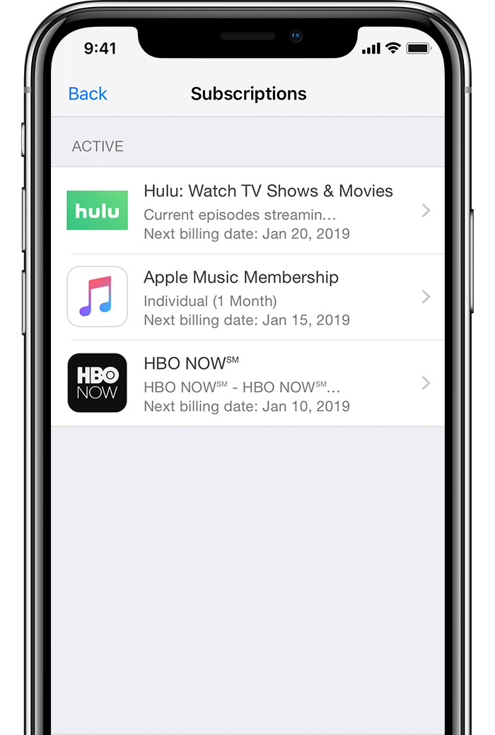 Change Or Cancel Your Subscriptions Apple Support