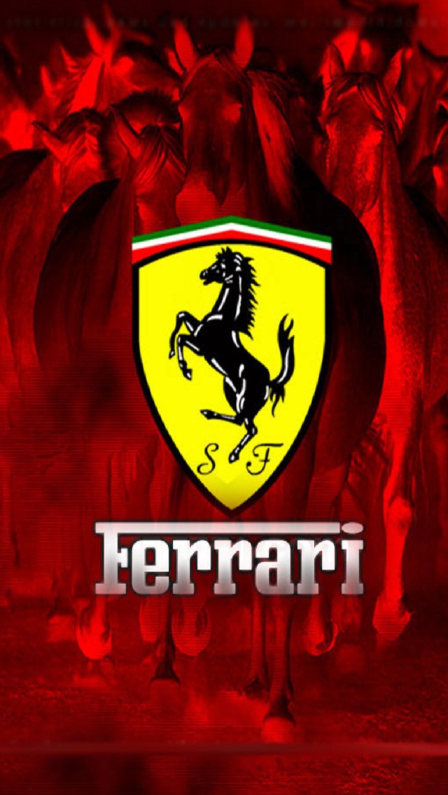 iPhone Ferrari Logo Wallpaper
