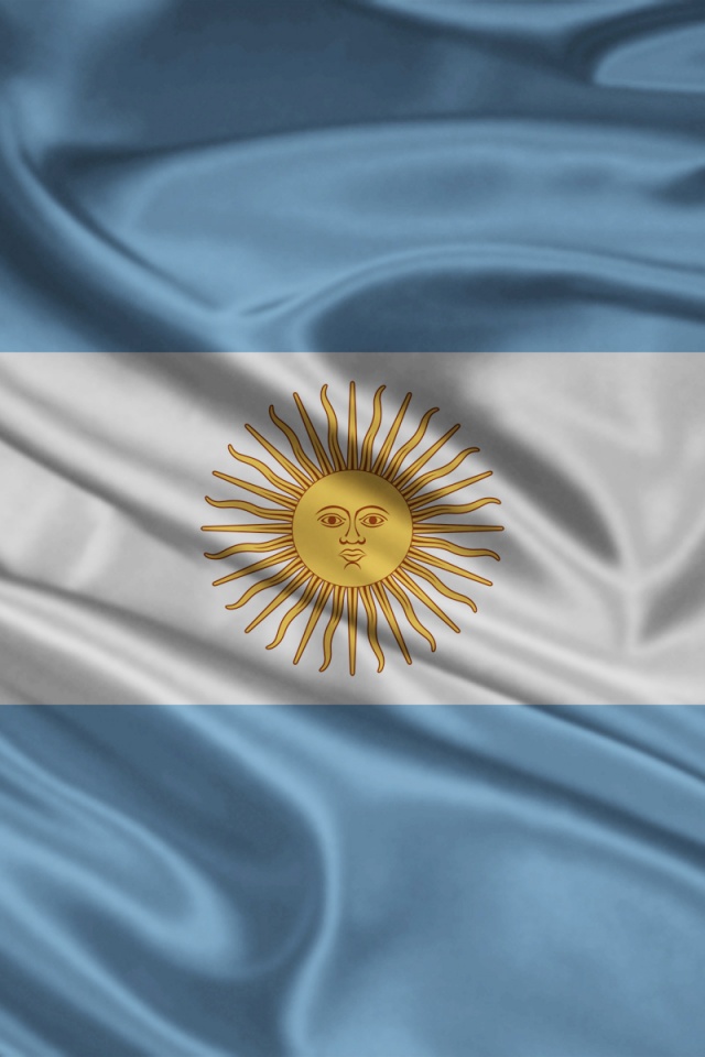 Argentina Flag iPhone Wallpaper