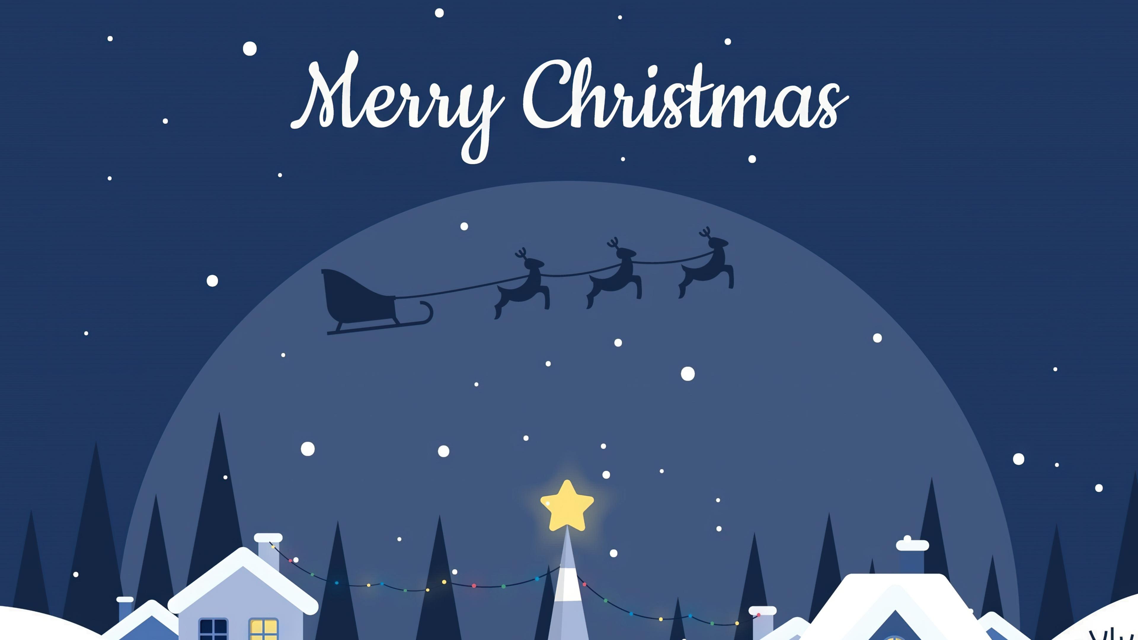 Merry Christmas Santa Claus 4k Wallpaper iPhone HD Phone 8110h