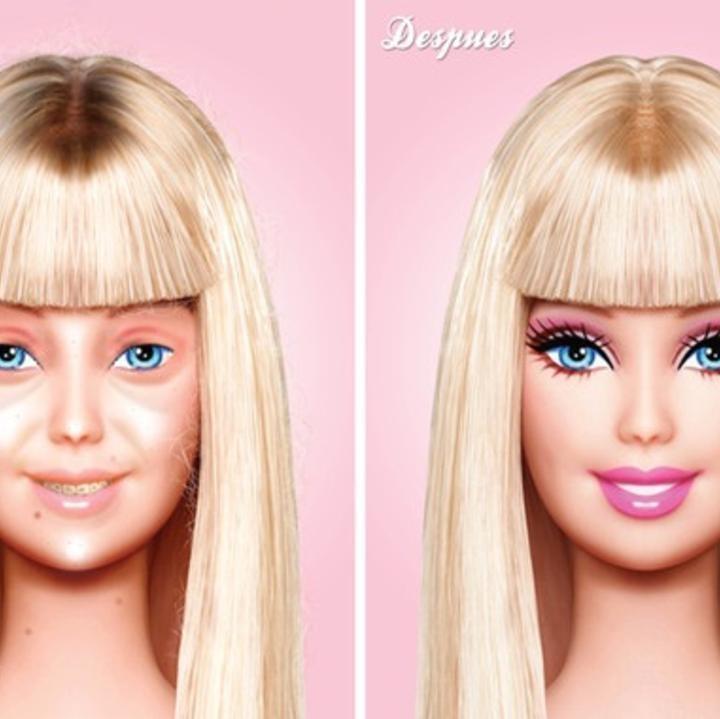 Artist Imagines Barbie Without Makeup