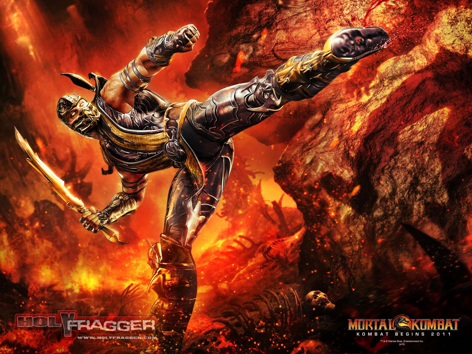 Multiplatform Mortal Kombat Wallpaper Scorpion