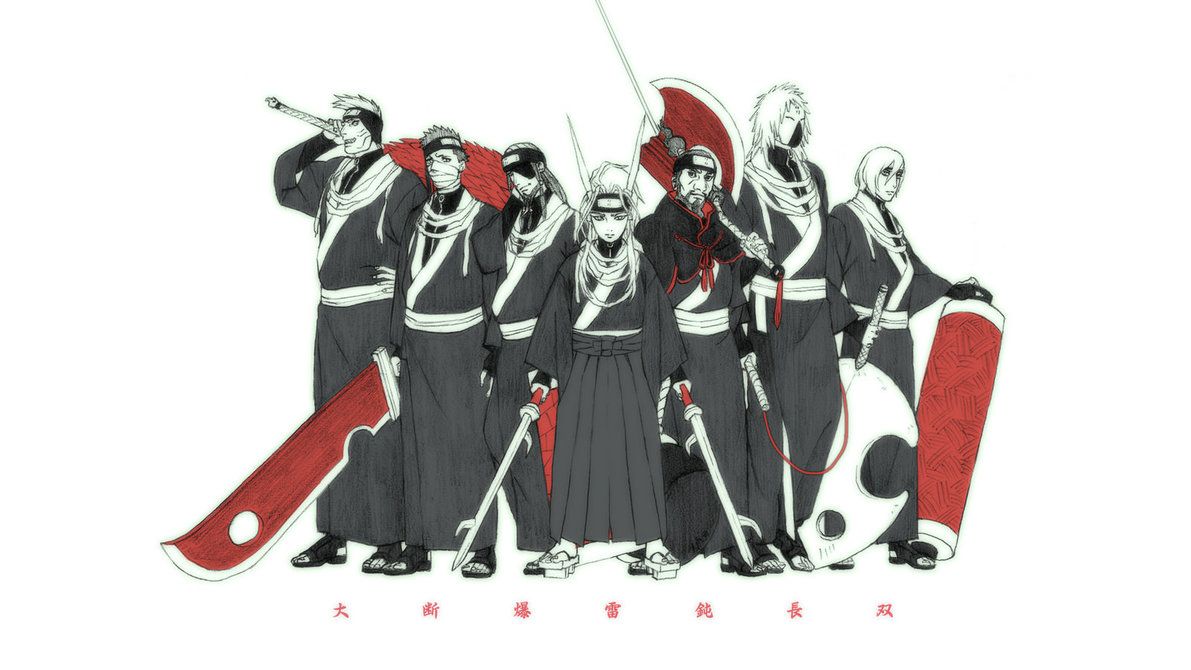Seven Ninja Swordsmen Of The Mist Naruto Hoshigaki Kisame