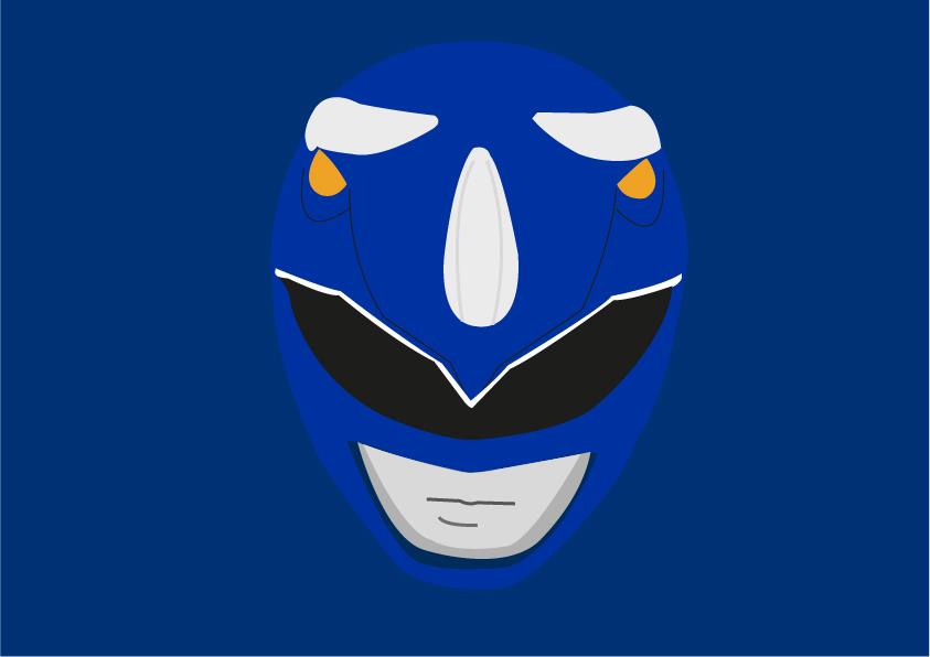Blue Ranger Wallpaper Helmet By