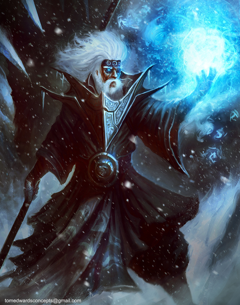 Ice Mage By Tomedwardsconcepts