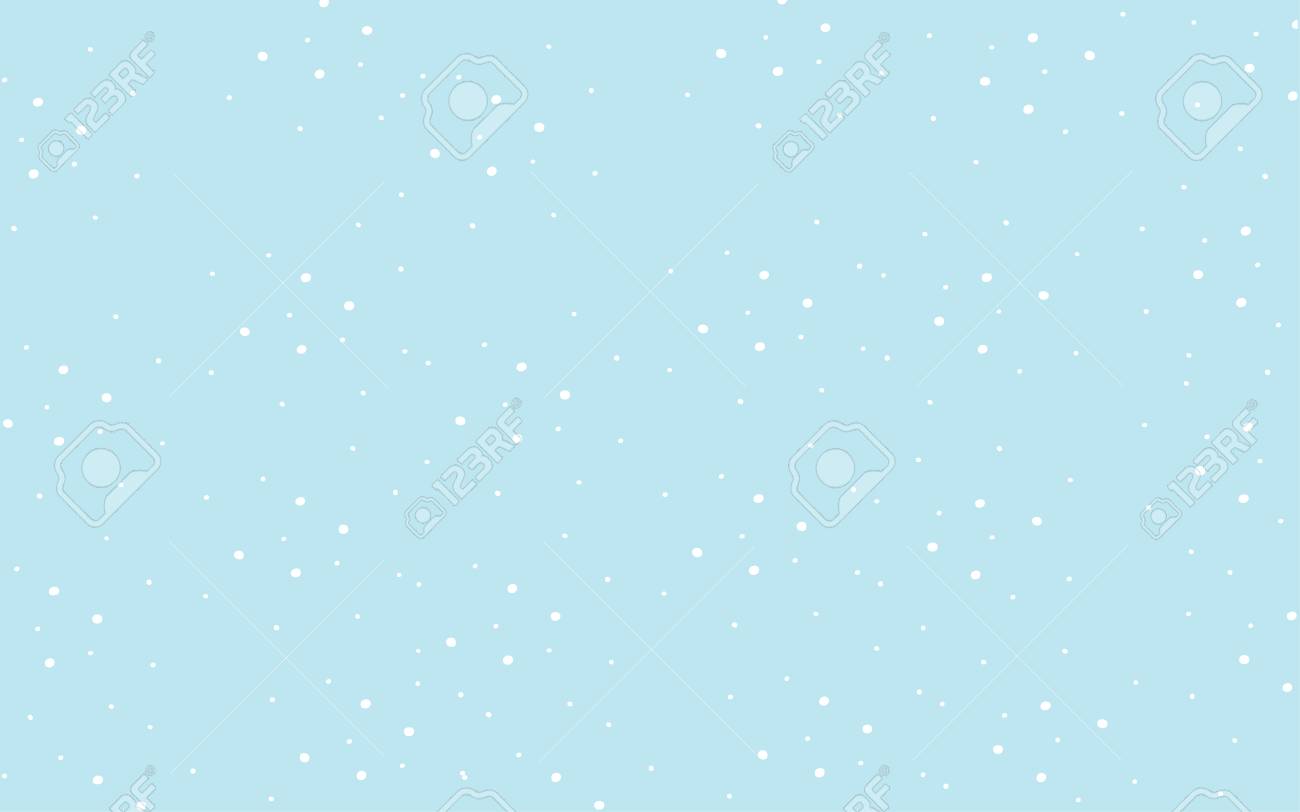 Classic Pastel Blue Cute Wallpaper With White Polka Dot Royalty