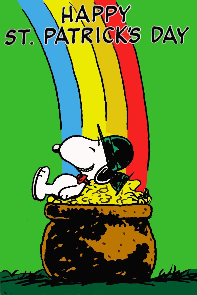 Snoopy St Patrick S Day Flag Holiday The Way