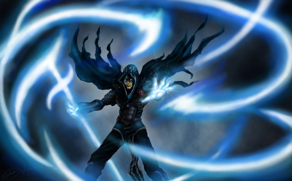 Jace Beleren   Magic the Gathering [Improved Ver] by visualinfinity 1024x636