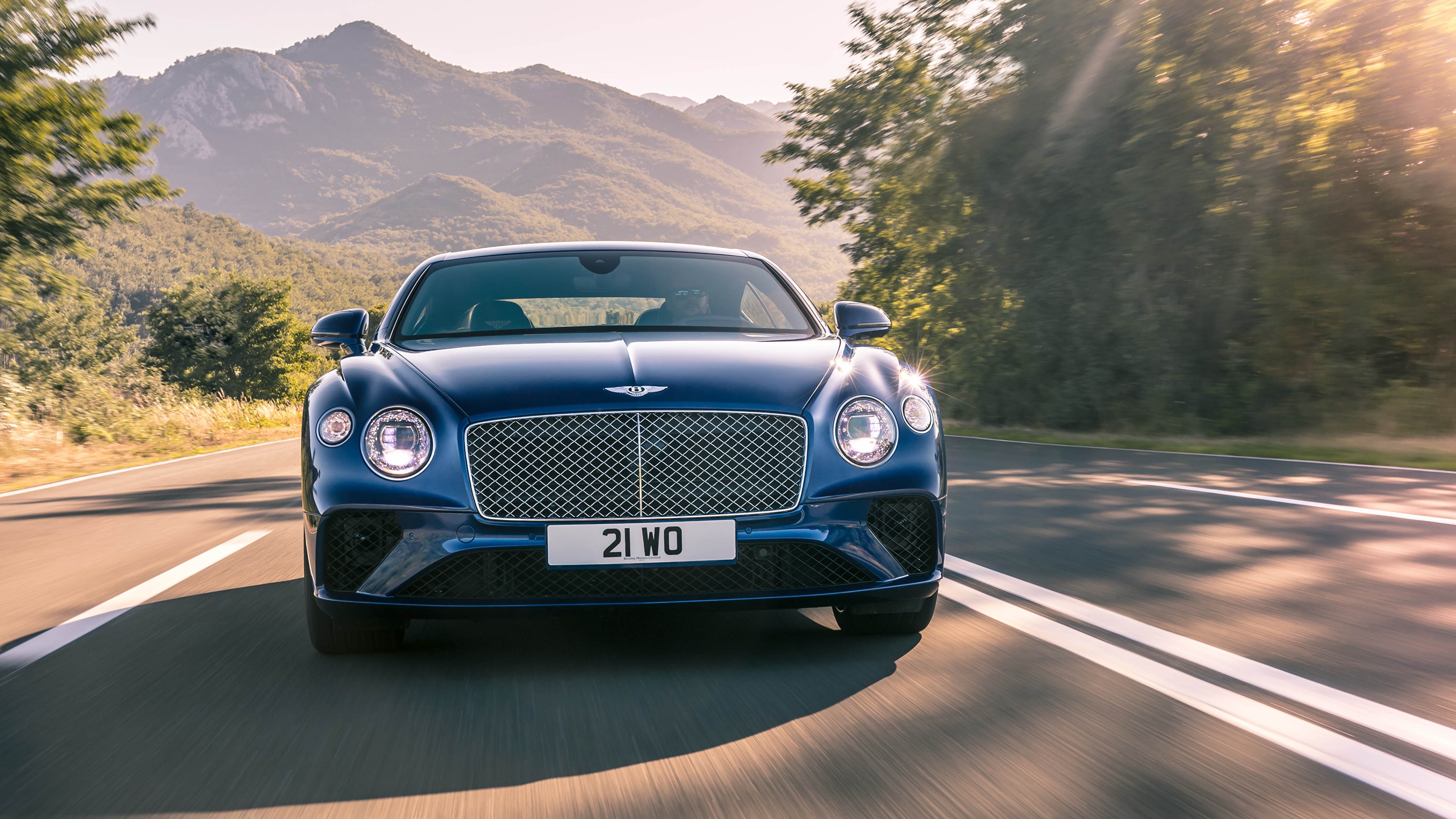 Image Bentley Continental Gt Coupe Blue Motion Auto