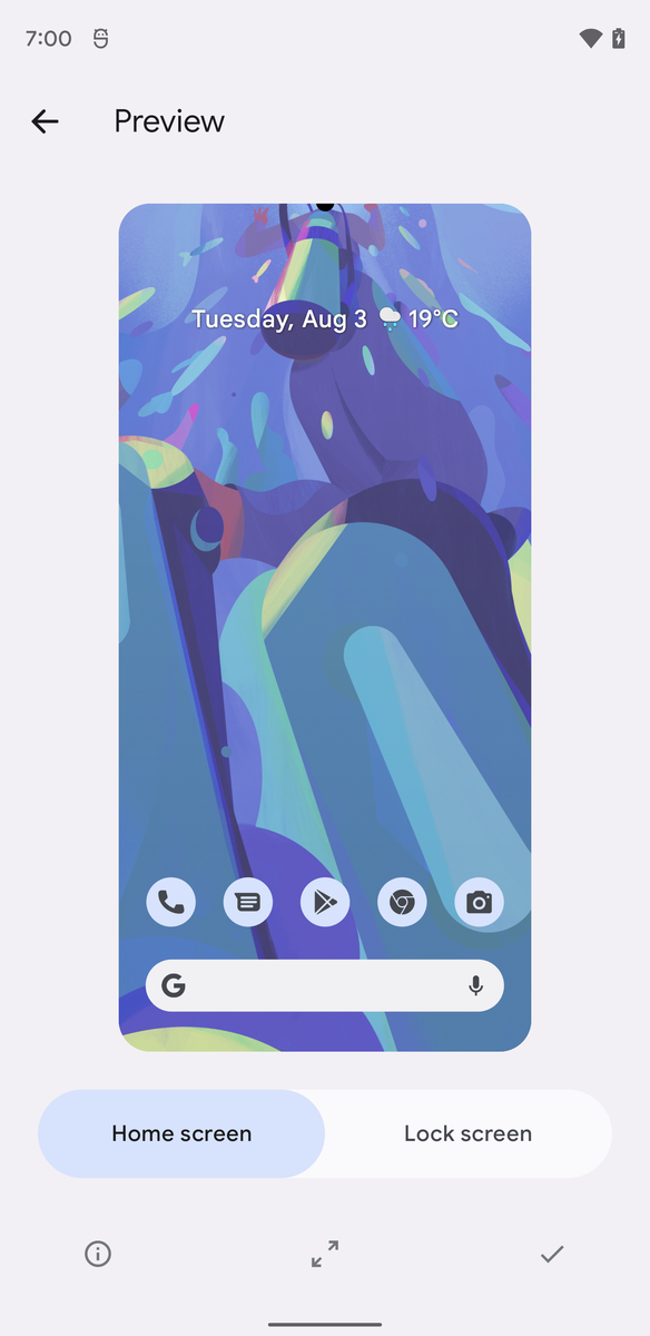 Wallpaper Google Pixel 6 landscape Android 12 4K OS 23819