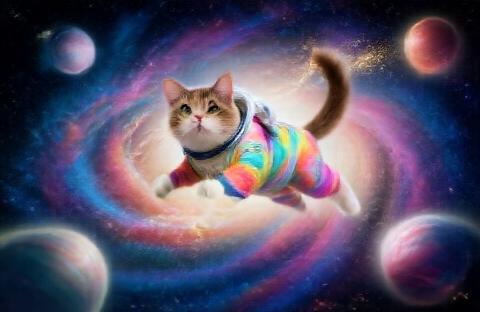 Space Cat Wallpaper