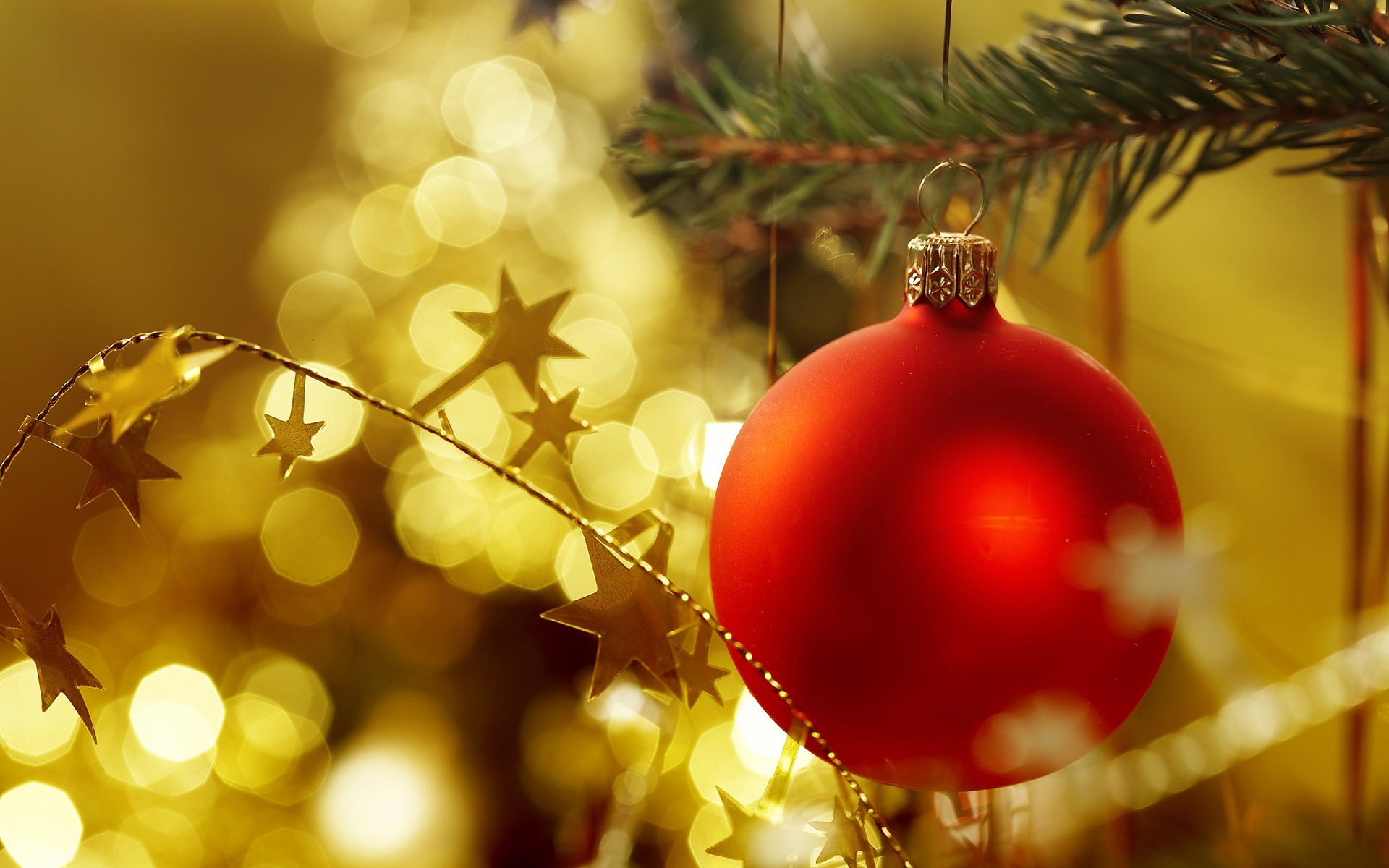 Christmas Balls Wallpaper HD