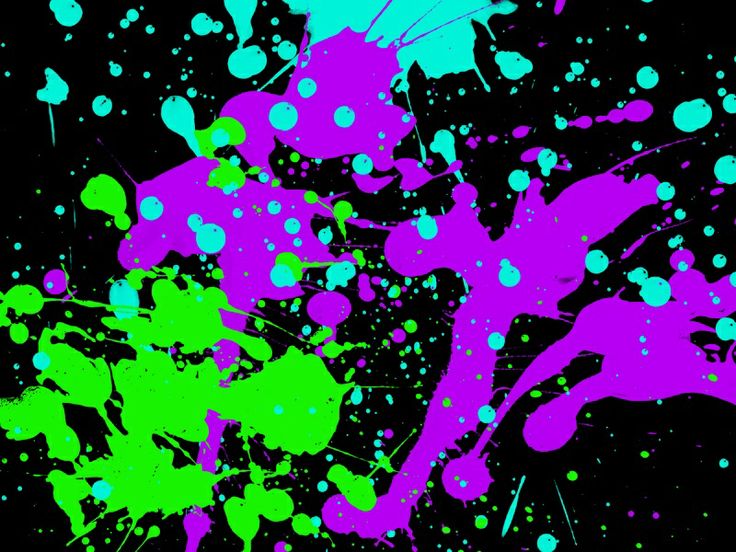 Neon Splatter Paint Wallpaper Lexi S Room Ideas