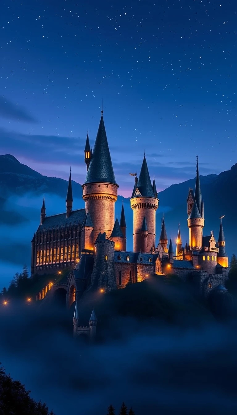 Hogwarts Castle Phone Wallpaper