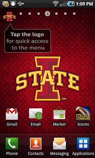 Bigger Iowa State Revolving Wallpaper For Android Screenshot